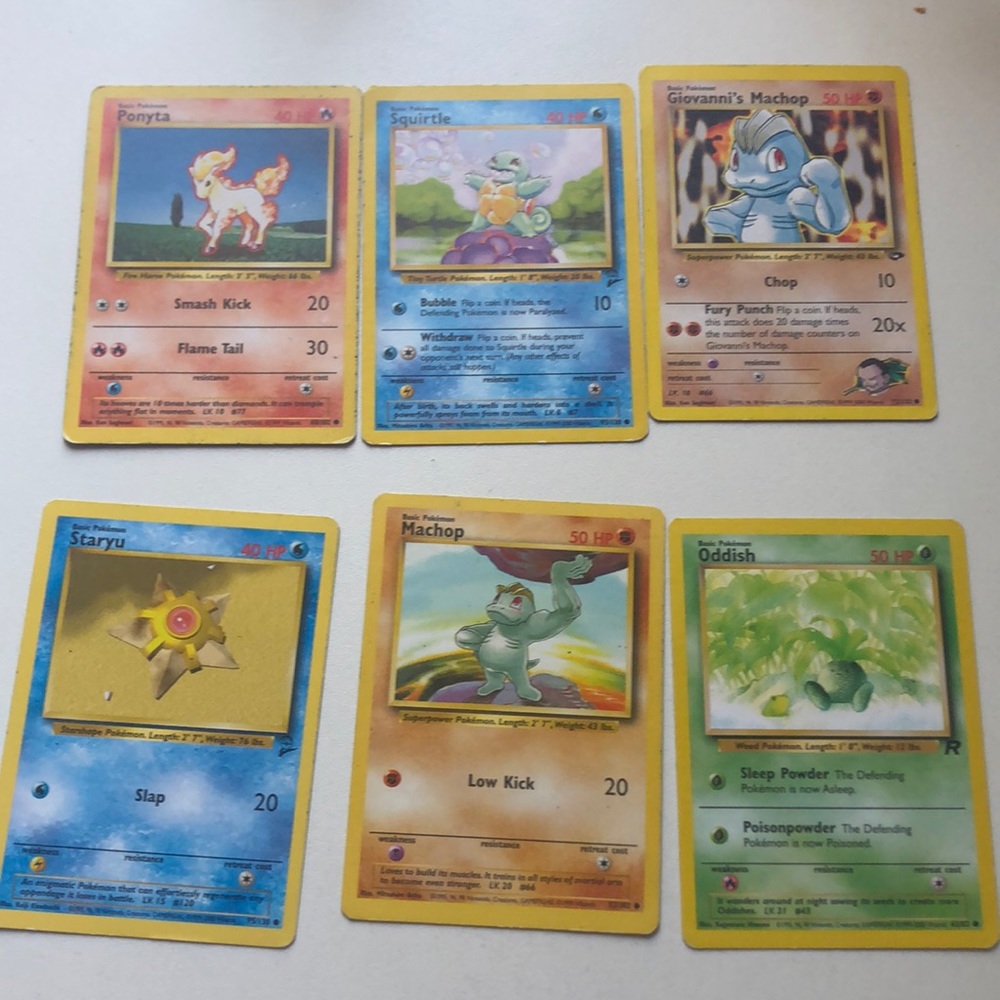 1995 Authentic Pokemon Cards